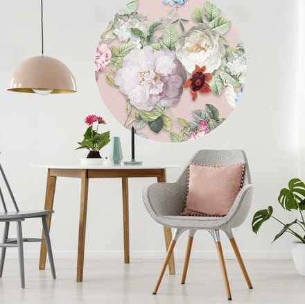 INGK - Floral Utopia Behang - Sweet Rosa Pink