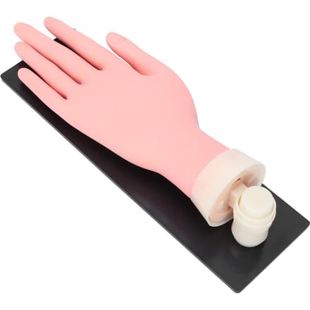 Nail Art Training Oefenhand Manicure Mannequin Nephand voor Nagel Training Display beige
