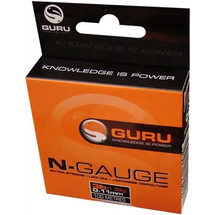 Guru - N-Gauge | Nylon Vislijn | 0.11mm | 100m - Transparant