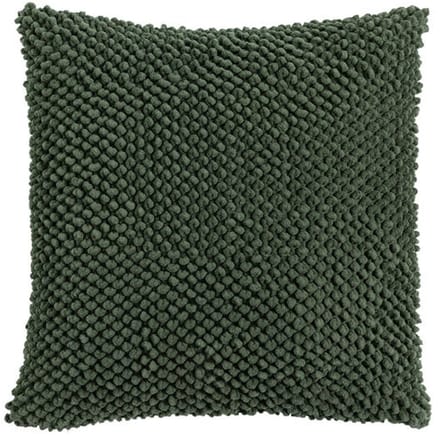 Linen & More Jumbo Dots sierkussen groen 45x45cm