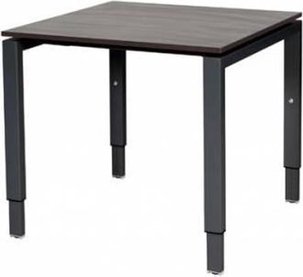 Verstelbaar Bureau - Domino 80x80 logan - wit frame