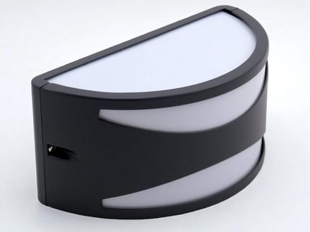 Moderne Buitenwandlamp Halve Maan Vorm Antraciet IP44