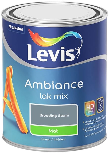 Levis - Ambiance Lak Mat Mix - Brooding Storm - Mengverf - 1 L