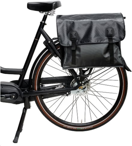 BECK Classic - Dubbele Fietsstas - Bisonyl - Zwart - 46L