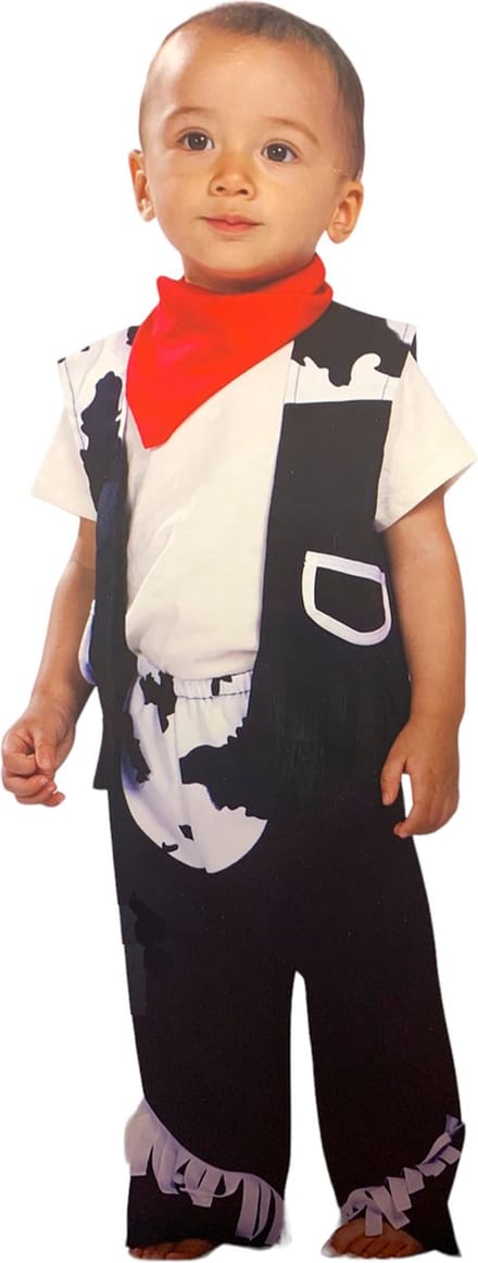 Cowboy verkleedkostuum kinderen - Maat 98 - 3 delig - carnavalskleding