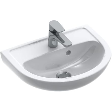 Saval 2.0 hand wash basin 45 x 34 cm made by Gustavsberg 7G124501