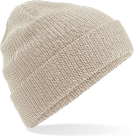 Beechfield Muts van biologisch katoen B050 - Sand - One size