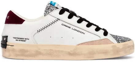Crime London 23005aa9 Distressed Schoenen Wit EU 37 Vrouw