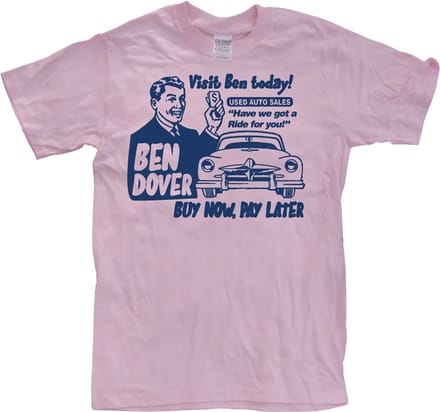 Hybris Ben Dover Roze