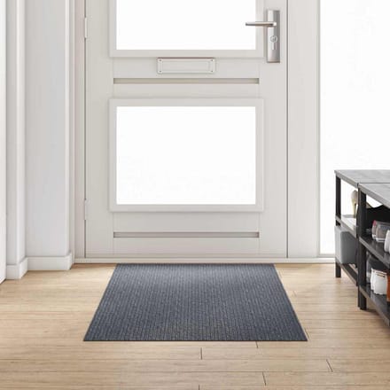 vidaXL - Tapijt - Loper - Grijs - 80 - x - 200 - cm - Stof