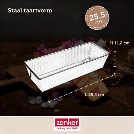 Cakevorm 25,5 cm Zenker Silver