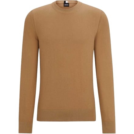 Boss Heren Ecaio-P Gebreide trui (Medium Beige)