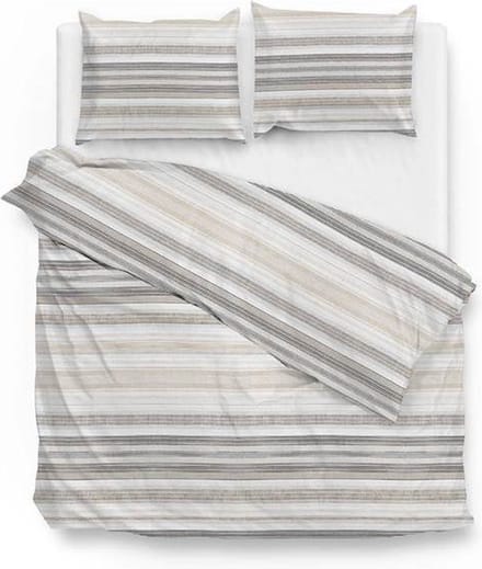 Zo!Home Paolina Dekbedovertrek - Extra breed - 260x200/220 cm - Taupe