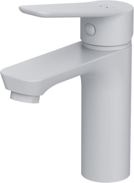AM.PM Hit - Wastafelkraan S-Size - Waterbesparend - Messing - Wit
