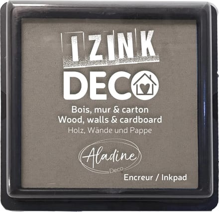 Aladine inktkussen grijs XL voor stempelen en decoratie - creatief.