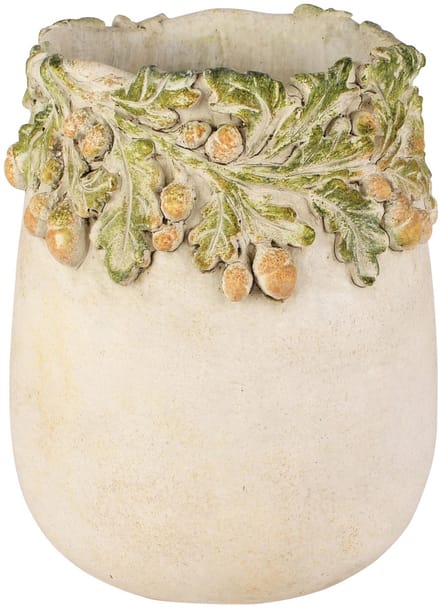 Dekoratief | Bloempot 'Pine Tree', cement, 15x15x19cm | A265018