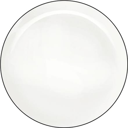 ASA Selection Dinerborden A Table Ligne Noire ø 26.5 cm - 4 stuks