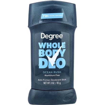 Degree, Déodorant Corps Entier, Stick Déodorant Anti-Frottements, Ocean Rush, 85g (3 oz) gray