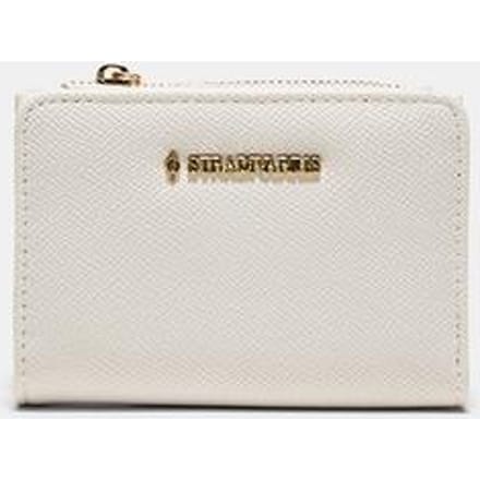 Stradivarius SAFIANO PORTEMONNEE VOOR PASJES  Wit OS
