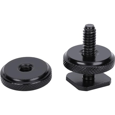 Trépieds 14  et 38  Vis vers Adaptateur de Monture Griffe Flash pour Caméra Caméscope gray