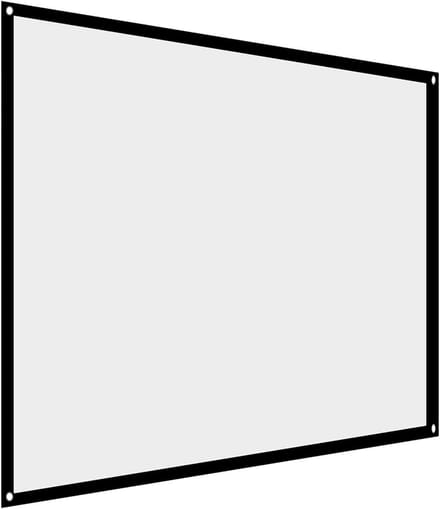 Draagbaar Opvouwbaar Projectiescherm 60 inch voor Thuisbioscoop