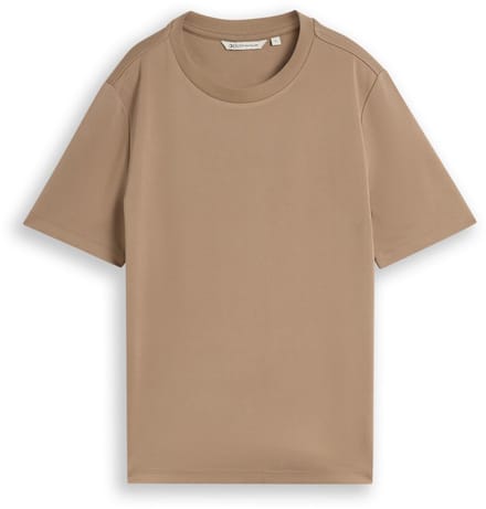 Tom Tailor Denim - T-shirt met losse pasvorm - Maat M - Mink Beige