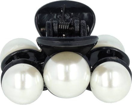Haarsoires Haarspeld Haarklem 5cm – Parels – Wit Zwart