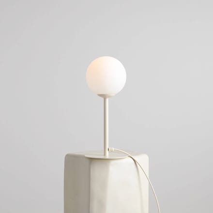 ALDEX Tafellamp Joel, opaal/crème, 1-lamp