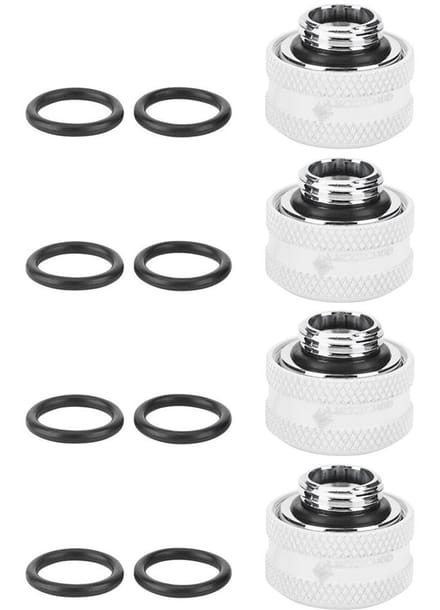 Waterkoeling Buizenfittingen, Hard Acryl, OD 14 mm, Geschikt voor PC Koelsystemen en Modding