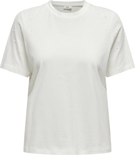 JDY - JDYMOLLY S/S PEARL TOP JRS - Dames - Blouses