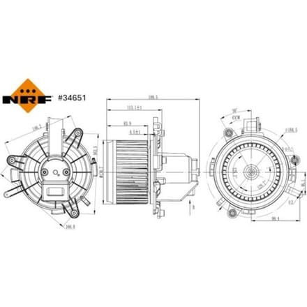 Binnenventilator NRF 34651