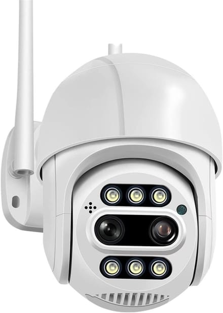 Beveiligingscamera - IP Camera - Huis Bewaken - Dubbele Lens Zoom - 8MP 128GB - Universeel