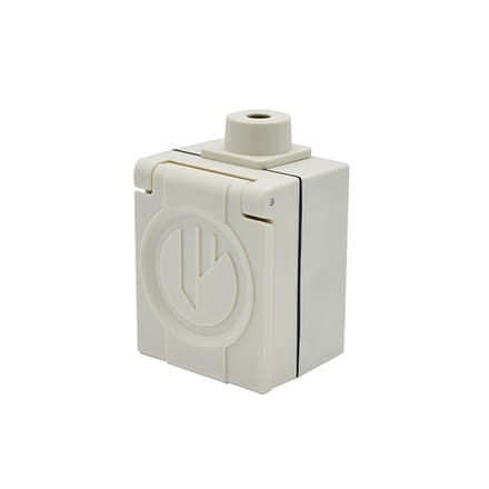 Power Perilex opbouw wandcontactdoos met klep 16A IP44