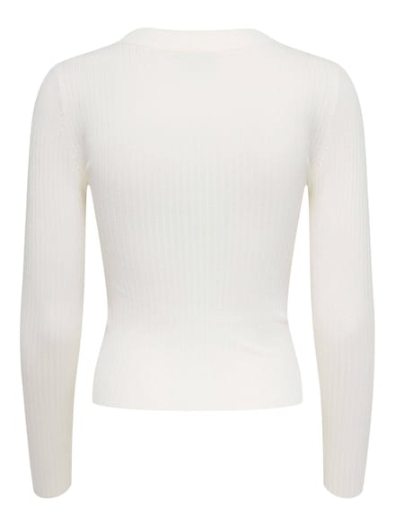 Ribbed Damestrui met Ronde Hals JDY Plum Ysla