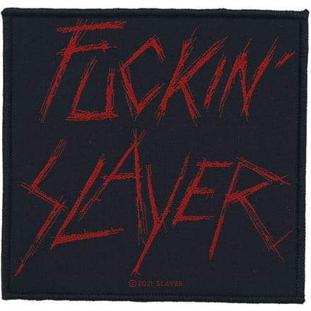 Slayer Slayer Unisex Patch - zwart/rood - Standard