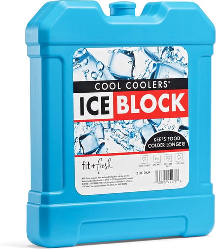 Koelpacks voor lunches en picnics - Herbruikbare ijscompartimenten in blauw