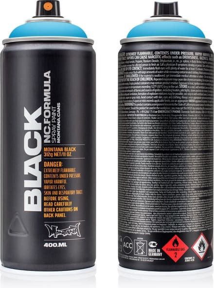 Montana BLACK 5030 Light Blue spuitbus 400ml