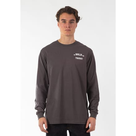 In Gold We Trust Pusha Longsleeve Grey Grey Taglia: S | Maglie Sportivi Outlet | Unisex | Grigio