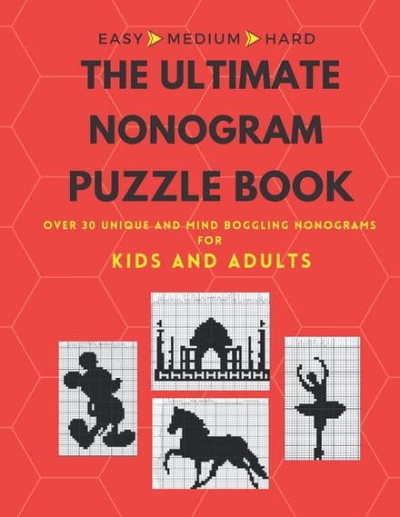 Nonogram Puzzelboek: Logische Grid Puzzels voor Beginners en Gevorderden (Inclusief Oplossingen)
