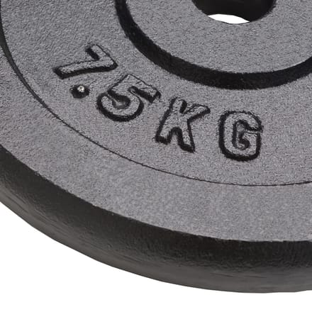 vidaXL - Halterschijven - 4 - st - 4x7,5 - kg - gietijzer