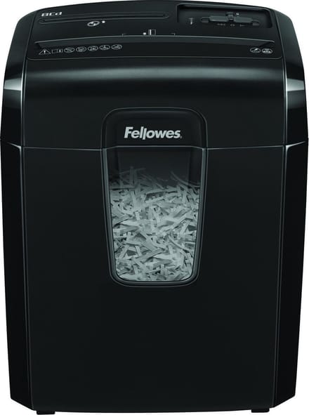 Fellowes 8Cd - Papierversnipperaar - P4 Snippers - 8 vel - 14L