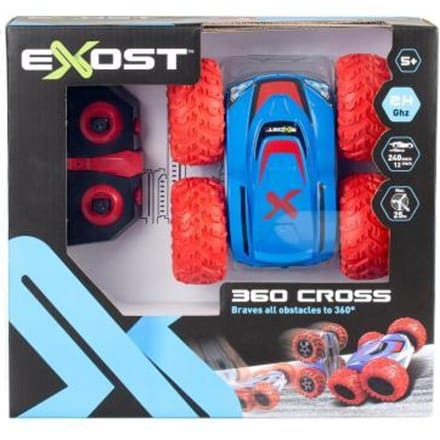 Exost RC 360 Cross II Stuntauto rood 1:18 - RC auto - Bestuurbare auto