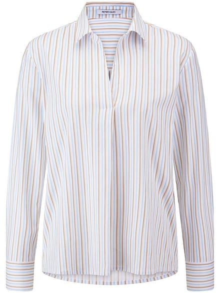 Lange blouse Van Peter Hahn beige