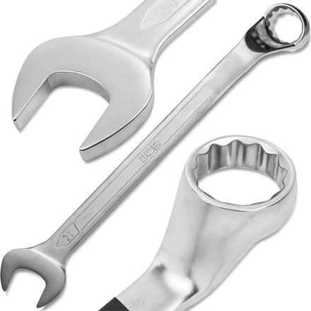 JCB Serie - Ringsleutel - 75° - 21 mm - CrV Staal