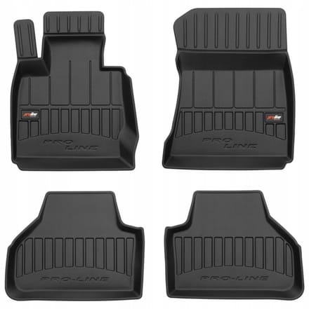FROGUM 3D - Automatten Set - Perfecte Pasvorm - Geurloos TPE - 6 cm Opstaande Rand