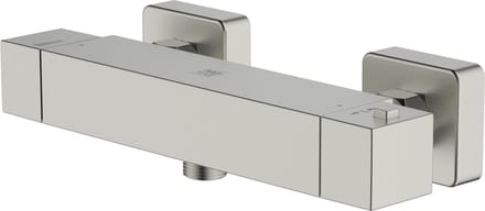 Aquavive Thermostatische Douchekraan Lena - Geborsteld Staal - 15 Cm