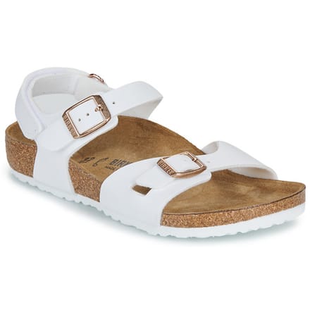 BIRKENSTOCK  Platte sandalen Rio AS Kids BF White