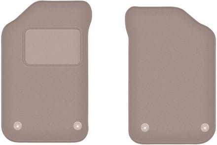Beige veloursmatten voor: MG F/TF coupé, cabrio (2007-2011)