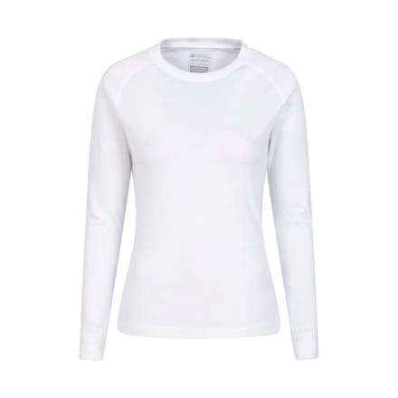 Mountain Warehouse Dames/Dames Talus Top met lange mouwen (Wit)