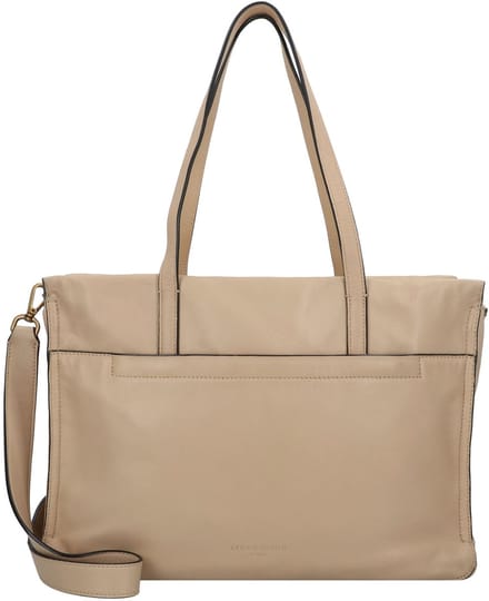 LIEBESKIND BERLIN Leren Schoudertas Sky Sheep Natural Shopper Sandcastle Beige